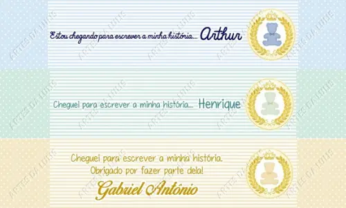 Bloquinho Ursinho(a) Reinado