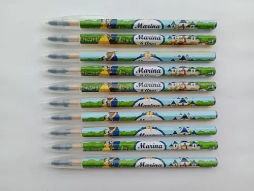 Caneta Personalizada a Bela e a Fera