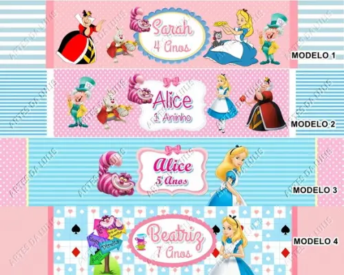 Caneta Personalizada Alice no País das Maravilhas
