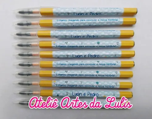 Caneta Personalizada Balão Menino