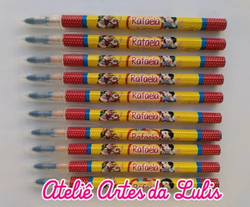 Caneta Personalizada Branca de Neve