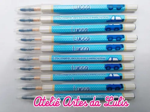 Caneta Personalizada Carrinho