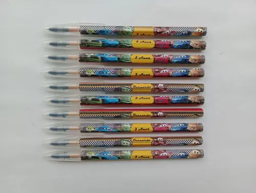 Caneta Personalizada Carros Disney