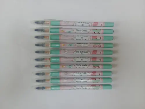 Caneta Personalizada Chá de Fraldas Menina