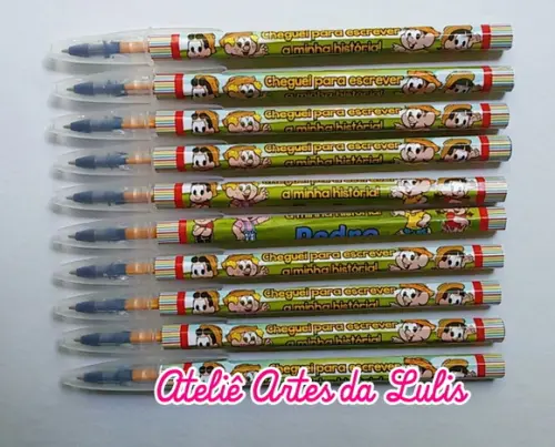 Caneta Personalizada Chico e Rosinha