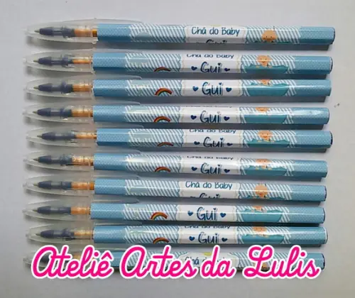 Caneta Personalizada Chuva de Amor Menino