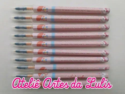 Caneta Personalizada Chuva de Amor Menina
