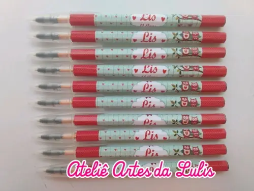 Caneta Personalizada Corujinha