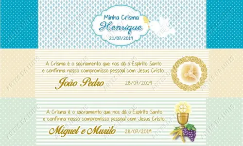 Caneta Personalizada Crisma Menino