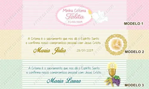 Caneta Personalizada Crisma Menina