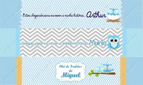 Caneta Personalizada Corujinha