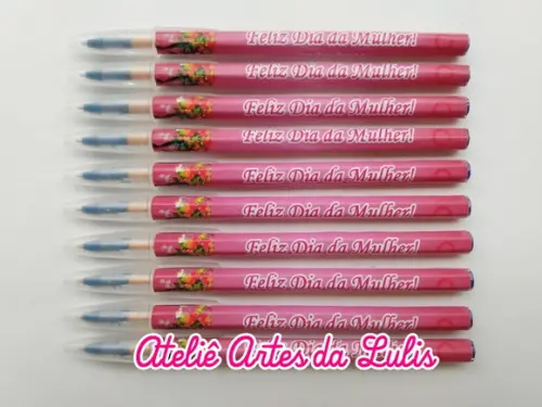 Caneta Personalizada Dia Internacional da Mulher