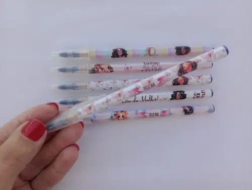 Caneta Personalizada Dia Internacional da Mulher