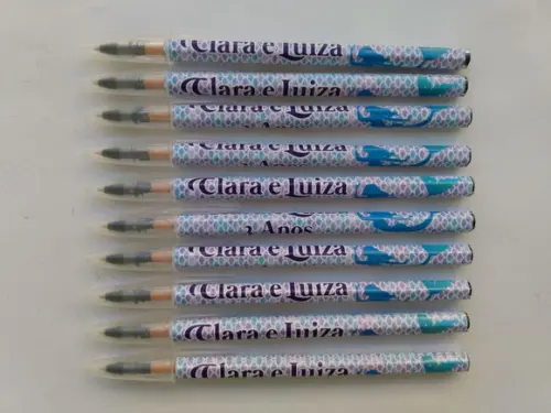 Caneta Personalizada Escama de Sereia