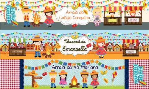 Caneta Personalizada Festa Junina