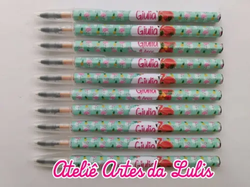 Caneta Personalizada Flamingo