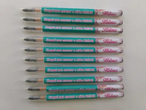Caneta Personalizada Floral