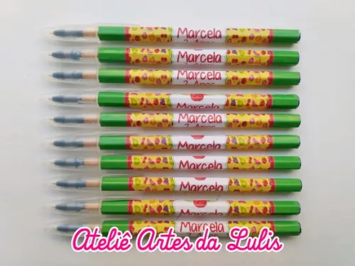 Caneta Personalizada Frutinhas