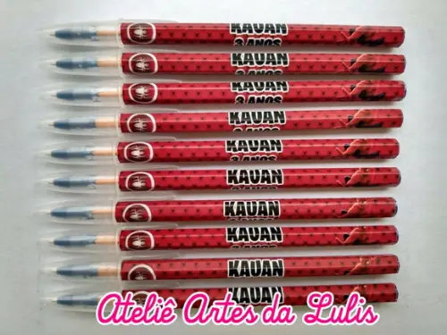 Caneta Personalizada Homem Aranha