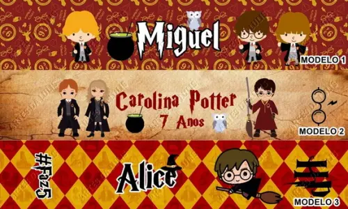 Caneta Personalizada Harry Potter Cute
