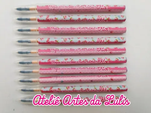 Caneta Personalizada Jardim Encantado