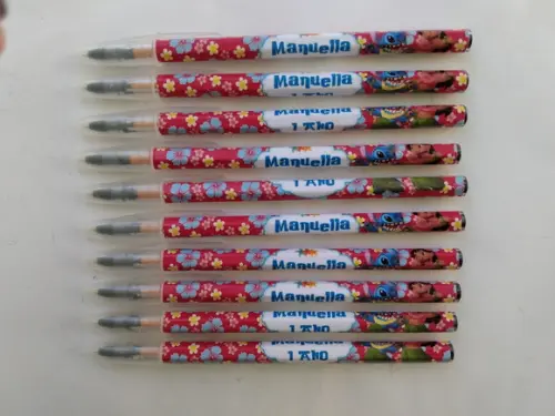 Caneta Personalizada Lilo e Stitch