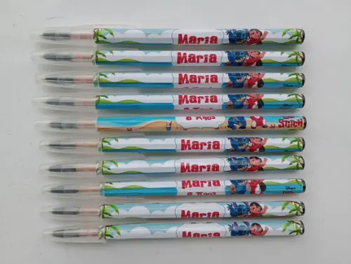 Caneta Personalizada Lilo e Stitch