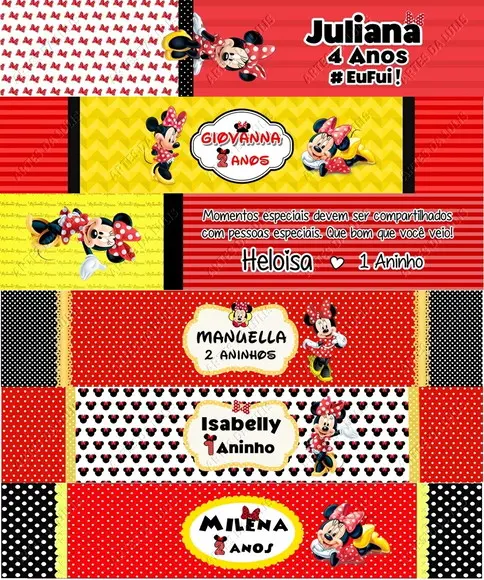 Caneta Personalizada Minnie