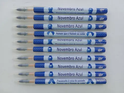 Caneta Personalizada Novembro Azul
