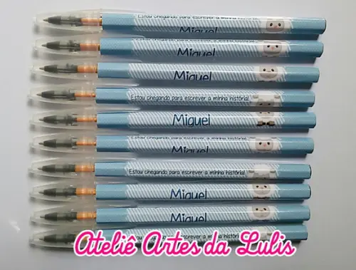 Caneta Personalizada Ovelhinha Menino