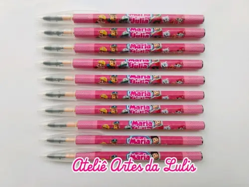 Caneta Personalizada Patrulha Canina Menina