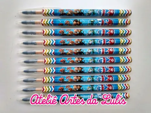 Caneta Personalizada Patrulha Canina Menino