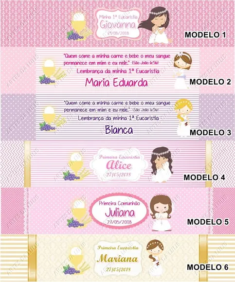 Caneta Personalizada Primeira Eucaristia