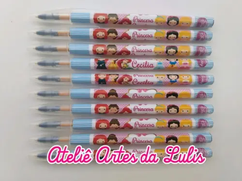 Caneta Personalizada Princesas Disney Minus