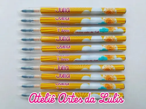 Caneta Personalizada Raio de Sol