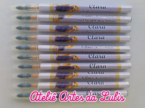 Caneta Personalizada Rapunzel