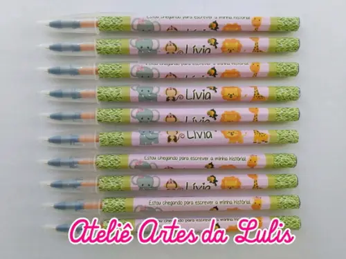Caneta Personalizada Safari Menina