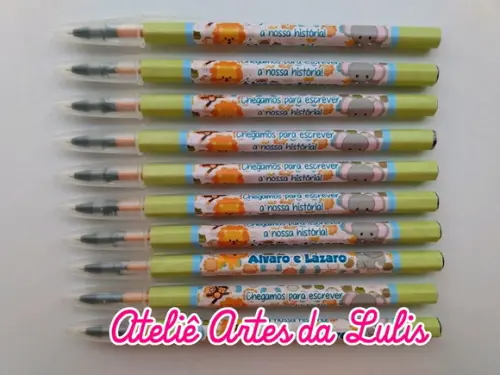 Caneta Personalizada Safari Menino