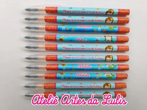 Caneta Personalizada Sereia