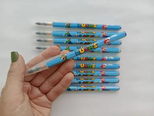 Caneta Personalizada Super Mario Bross