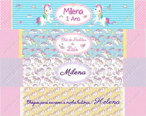Caneta Personalizada Unicórnio