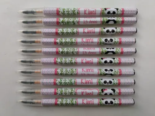 Caneta Personalizada Ursinha Panda