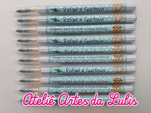 Caneta Personalizada Ursinho Baloeiro