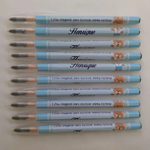 Caneta Personalizada Ursinho Rei