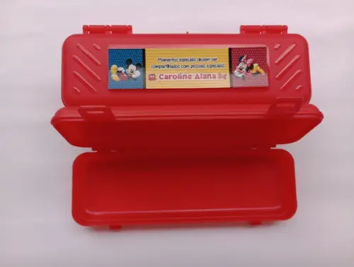 Estojo Mickey e Minnie Personalizado