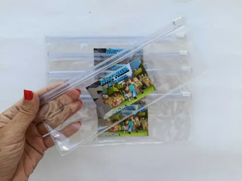 Estojo Zip Zap Minecraft Personalizado