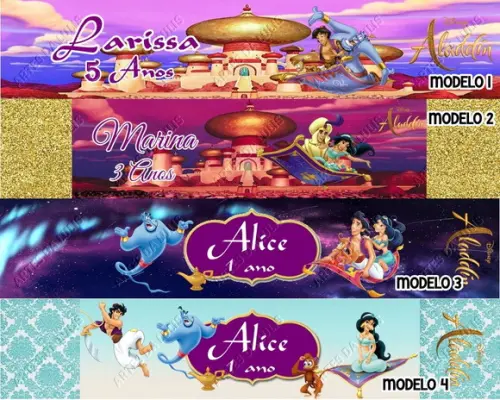 Jogo da Memória em mdf Personalizado Aladdin