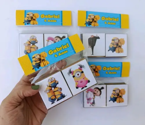 Jogo da Memória em mdf Personalizado Minion