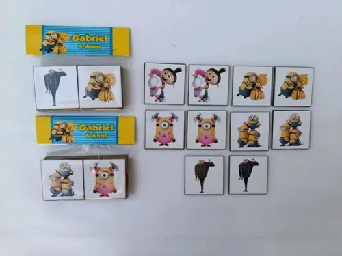 Jogo da Memória em mdf Personalizado Minion