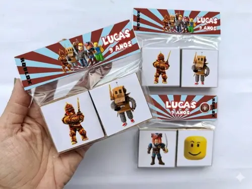 Jogo da Memória em mdf Personalizado Roblox